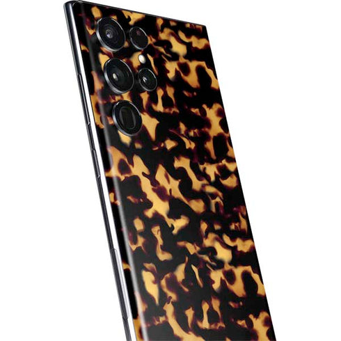 Tortoise Shell Galaxy S22 Ultra Skin