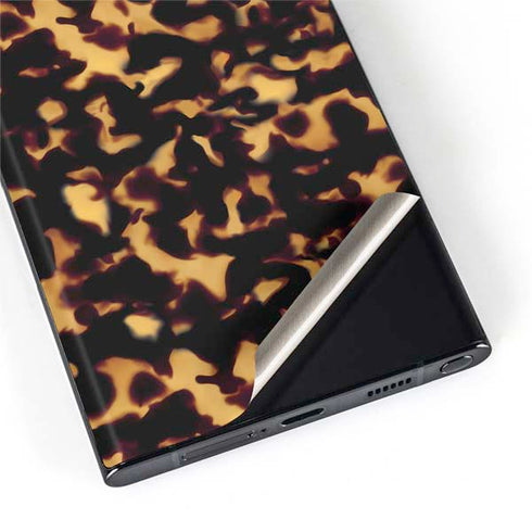 Tortoise Shell Galaxy S22 Ultra Skin