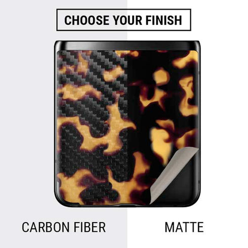 Tortoise Shell Galaxy Z Flip Skin