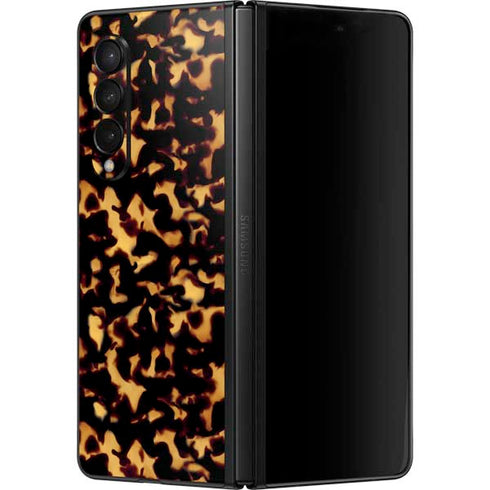 Tortoise Shell Galaxy Z Fold3 5G Skin