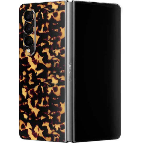 Tortoise Shell Galaxy Z Fold4 5G Skin