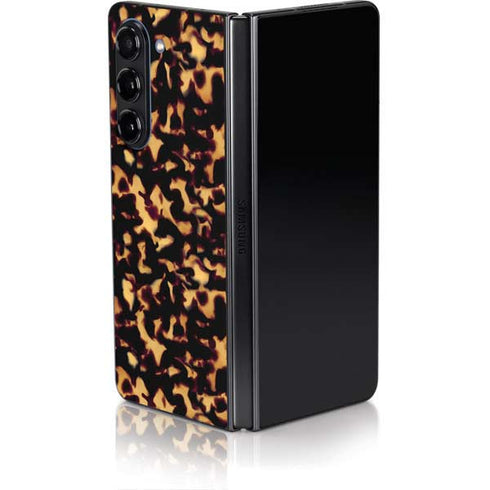Tortoise Shell Galaxy Z Fold5 5G Skin