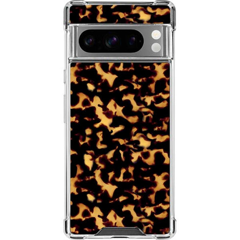 Tortoise Shell Google Pixel 8 Pro Clear Case