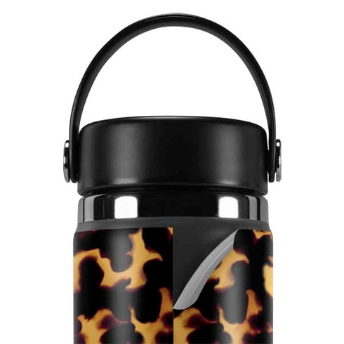 Tortoise Shell Hydro Flask 20oz Wide Mouth Skin