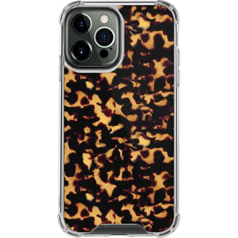 Tortoise Shell iPhone 13 Pro Max Clear Case