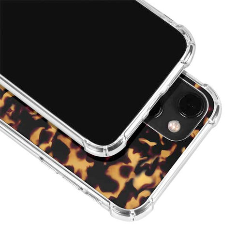 Tortoise Shell iPhone 15 Plus Clear Case