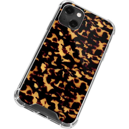 Tortoise Shell iPhone 15 Plus Clear Case