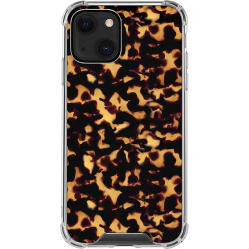 Tortoise Shell iPhone 14 Plus Clear Case