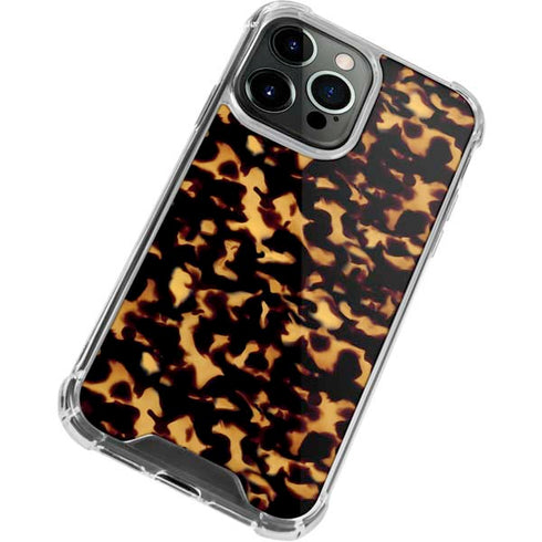 Tortoise Shell iPhone 15 Pro Max Clear Case