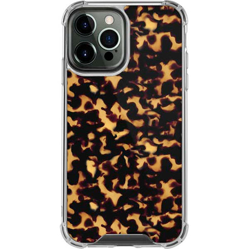 Tortoise Shell iPhone 15 Pro Max Clear Case