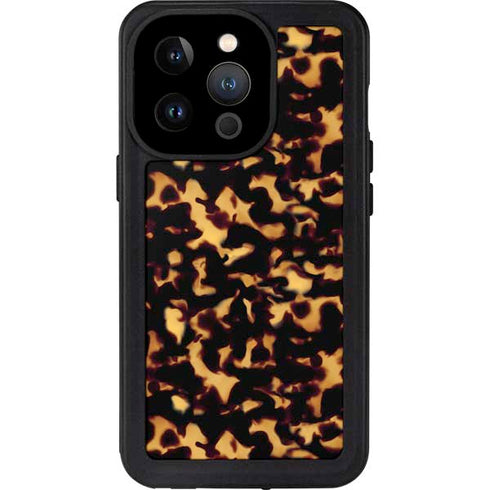 Tortoise Shell iPhone 14 Pro Waterproof Case