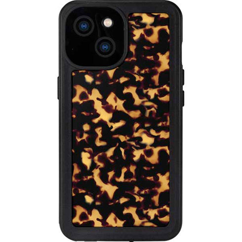 Tortoise Shell iPhone 15 Waterproof Case