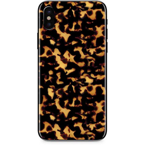 Tortoise Shell iPhone X Skin