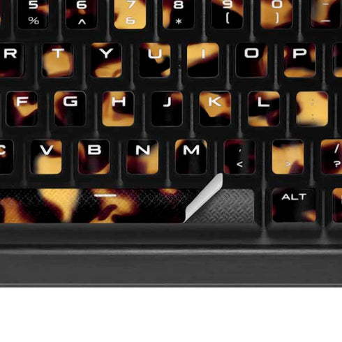 Tortoise Shell K95 RGB PLATINUM Mechanical Gaming Keyboard Skin