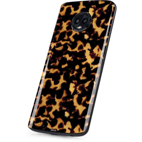Tortoise Shell Moto G6 Skin
