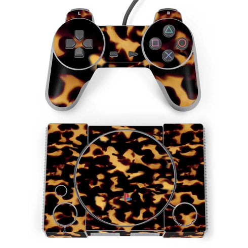 Tortoise Shell PlayStation Classic Bundle Skin