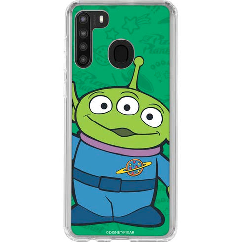 Disney Toy Story Alien Galaxy A21 Clear Case