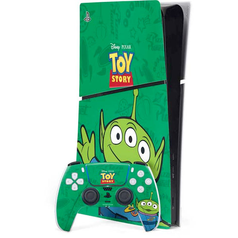 Disney Toy Story Alien PS5 Slim Digital Edition Bundle Skin