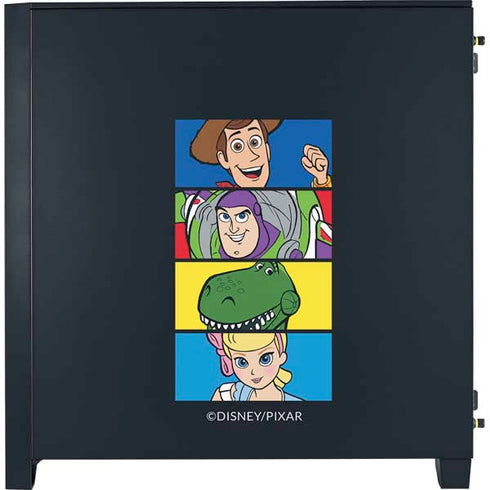 Disney Toy Story Character Grid Corsair 4000D Tempered Glass Mid-Tower ATX Case Skin