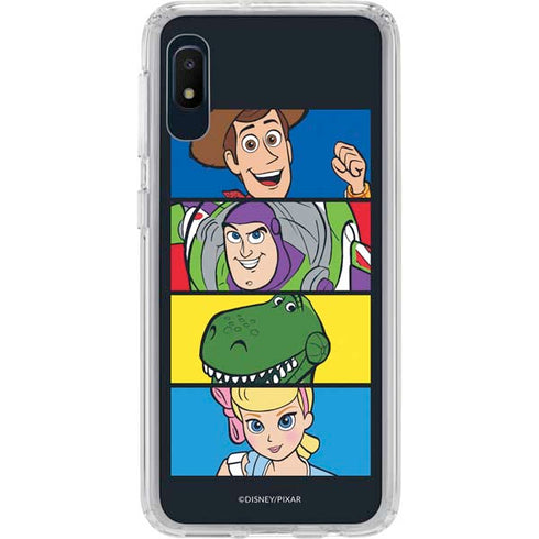Disney Toy Story Character Grid Galaxy A10e Clear Case