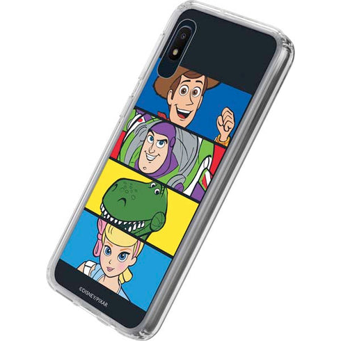 Disney Toy Story Character Grid Galaxy A10e Clear Case