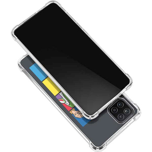 Disney Toy Story Character Grid Galaxy A12 Clear Case