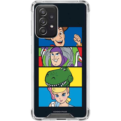 Disney Toy Story Character Grid Galaxy A52 5G Clear Case