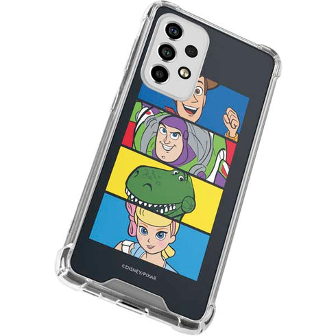 Disney Toy Story Character Grid Galaxy A53 5G Clear Case