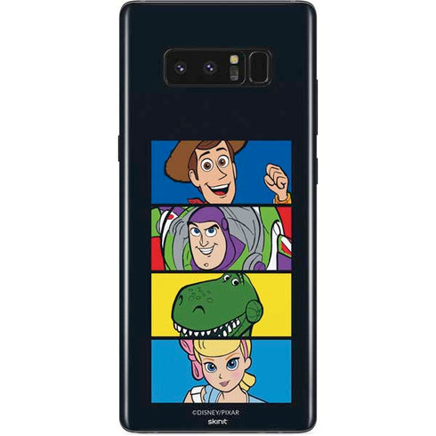 Disney Toy Story Character Grid Galaxy Note 8 Skin