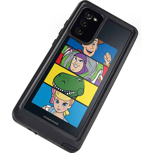 Disney Toy Story Character Grid Galaxy Note20 5G Waterproof Case