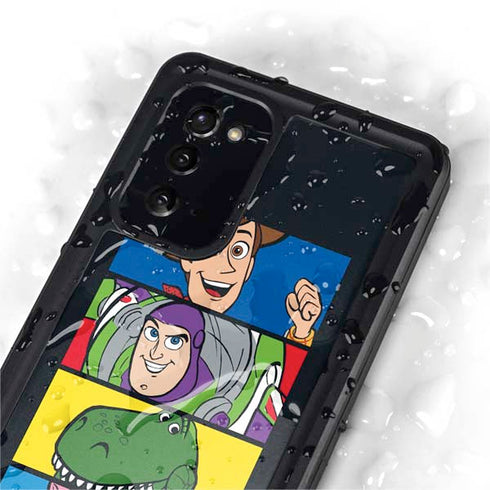 Disney Toy Story Character Grid Galaxy Note20 5G Waterproof Case