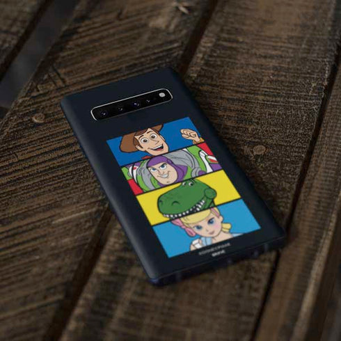 Disney Toy Story Character Grid Galaxy S10 Plus Skin
