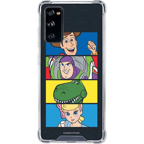 Disney Toy Story Character Grid Galaxy S20 FE Clear Case