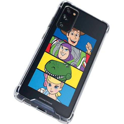 Disney Toy Story Character Grid Galaxy S20 FE Clear Case