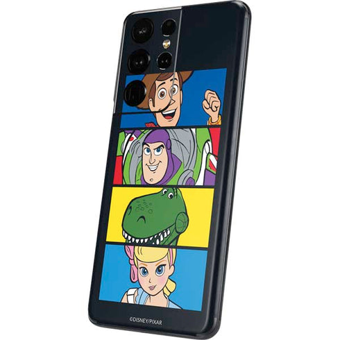 Disney Toy Story Character Grid Galaxy S21 Ultra 5G Skin