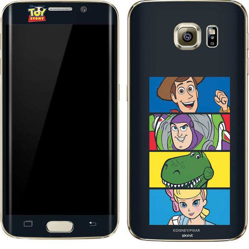 Disney Toy Story Character Grid Galaxy S7 Edge Skin