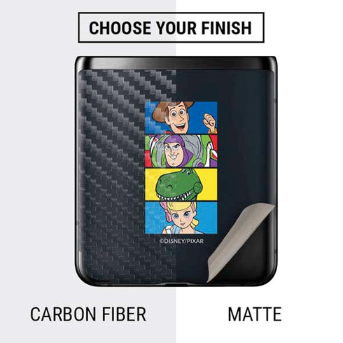 Disney Toy Story Character Grid Galaxy Z Flip Skin