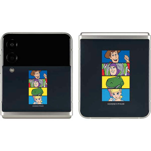 Disney Toy Story Character Grid Galaxy Z Flip3 5G Skin
