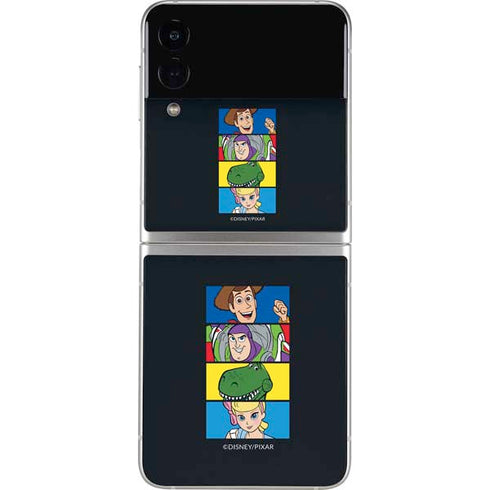 Disney Toy Story Character Grid Galaxy Z Flip3 5G Skin