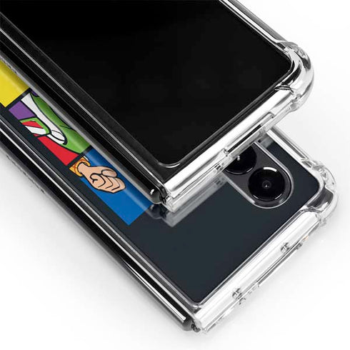 Disney Toy Story Character Grid Galaxy Z Fold4 5G Clear Case