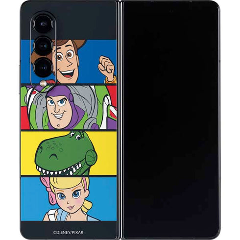 Disney Toy Story Character Grid Galaxy Z Fold4 5G Skin