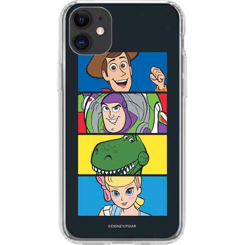 Disney Toy Story Character Grid iPhone 11 Clear Case