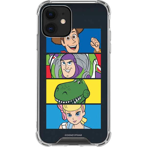 Disney Toy Story Character Grid iPhone 12 Clear Case
