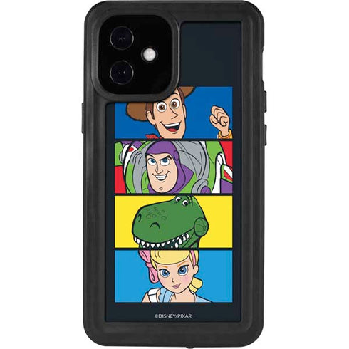 Disney Toy Story Character Grid iPhone 12 Mini Waterproof Case