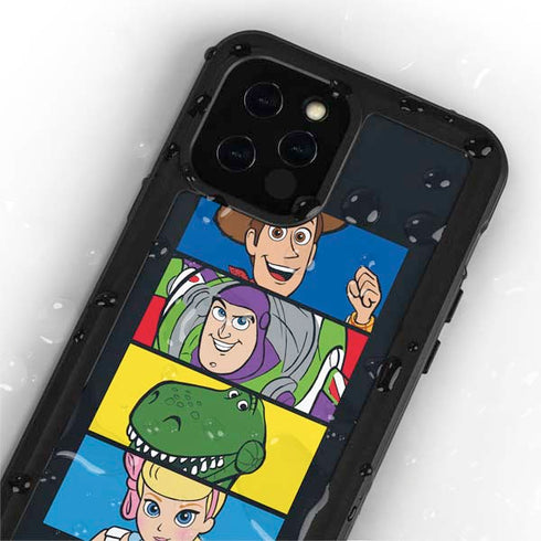 Disney Toy Story Character Grid iPhone 12 Pro Waterproof Case