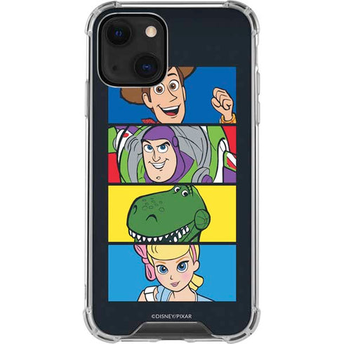 Disney Toy Story Character Grid iPhone 13 Mini Clear Case