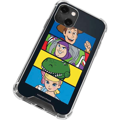 Disney Toy Story Character Grid iPhone 13 Mini Clear Case