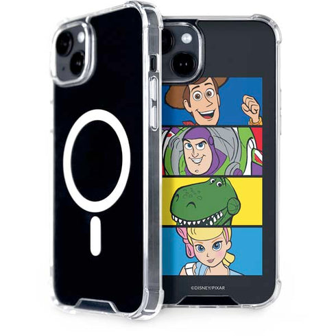 Disney Toy Story Character Grid iPhone 15 Plus MagSafe Case