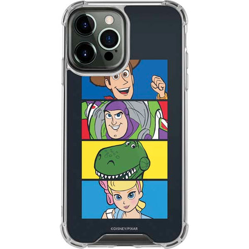Disney Toy Story Character Grid iPhone 14 Pro Max Clear Case