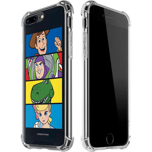 Disney Toy Story Character Grid iPhone 7/8 Plus Clear Case